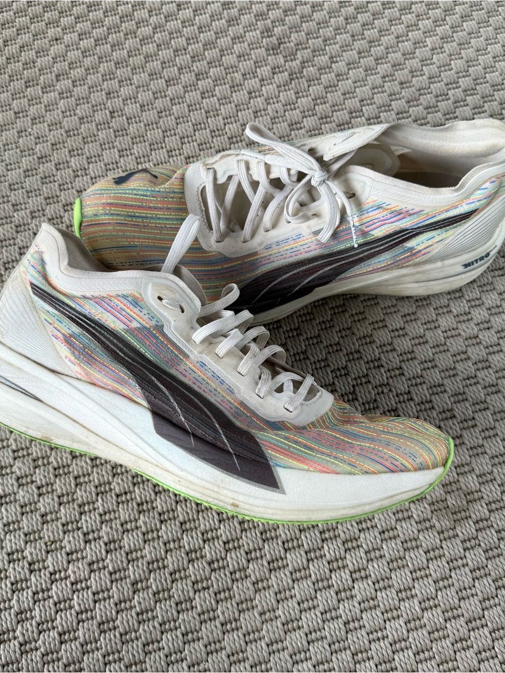 Puma deviate nitro spectra running sneakers mens US 11